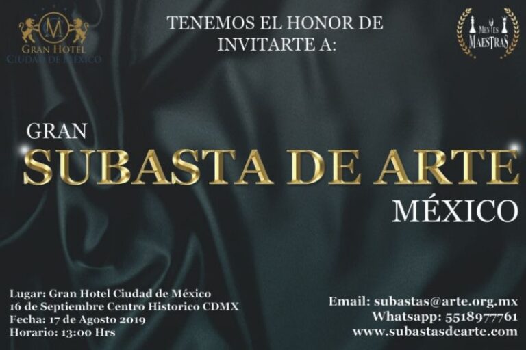 La Gran Subasta de Arte México una oportunidad de fomento cultural