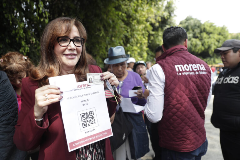 Avanza Yeidckol a dirigencia de MORENA