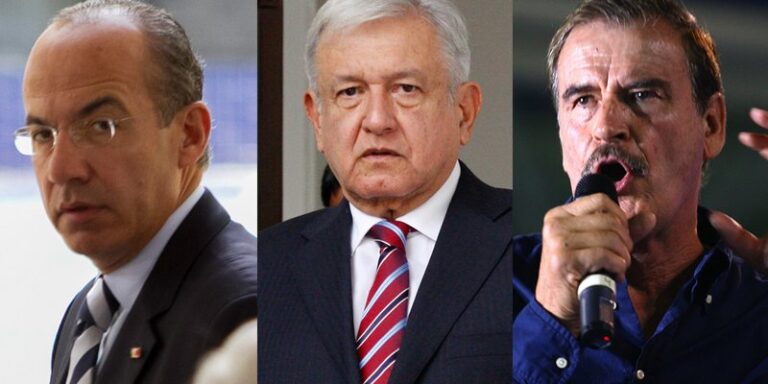 calderon y fox vs amlo