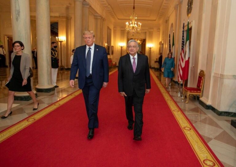 TRUM Y AMLO CASA BLANCA