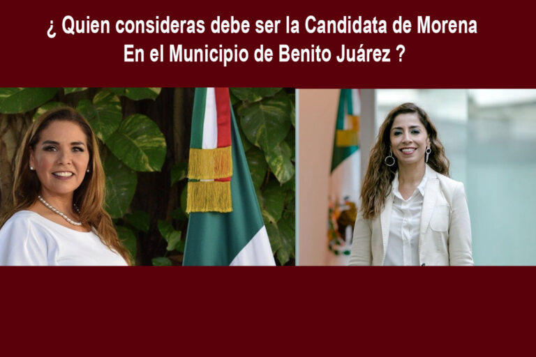CANDIDATOS CANCUN MORENA