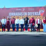 La gobernadora del Edoméx, Delfina Gómez llama a fortalecer la unidad y cerrar filas a favor de la Presidenta Claudia Sheinbaum, por la defensa de la soberanía Nacional.