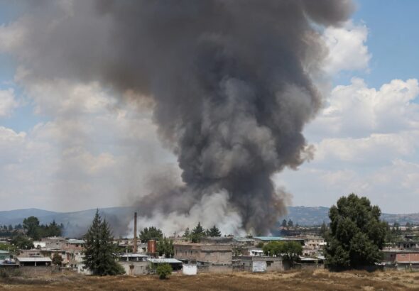 Foto: Explosión en Tultepec (Arte CDMX PRESS)